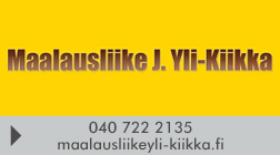 Maalausliike J. Yli-Kiikka logo